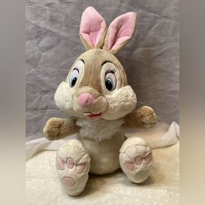 Disney Store Authentic Bambi Plush Miss Bunny (Thumper) 11" Sitting Very Soft